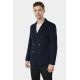 Blazer croisé en drap de laine effet poulain