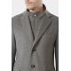 Tailored collar coat with removable bib Murlo