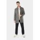 Tailored collar coat with removable bib Murlo