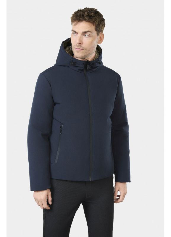 Blouson à capuche réversible River