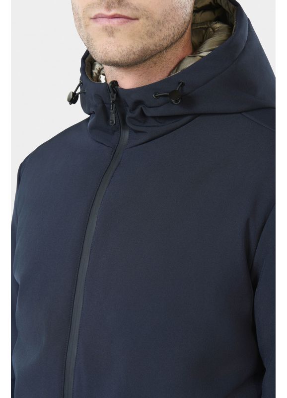 Blouson à capuche réversible River