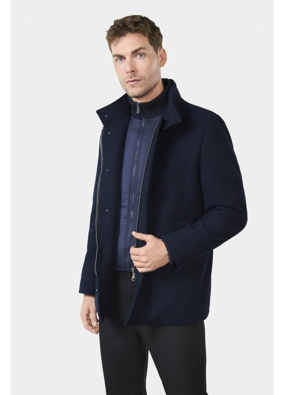 Coat with standing collar Bruma