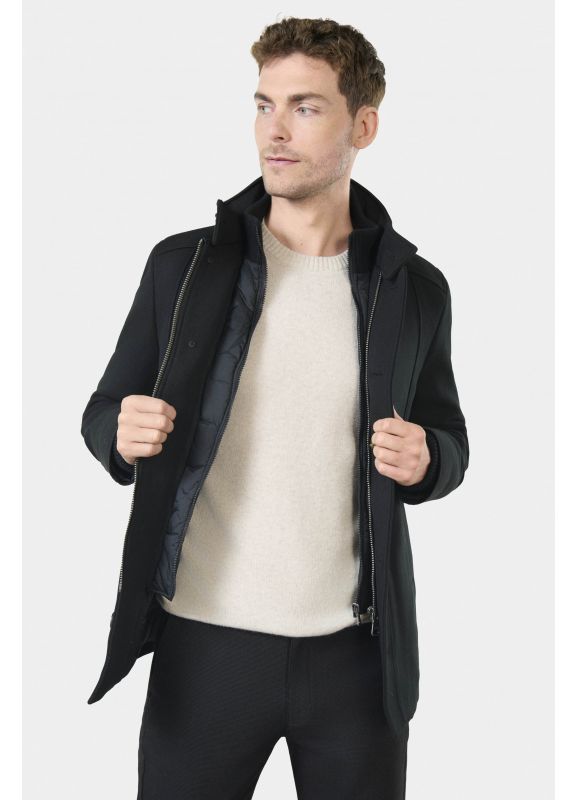 Manteau col officier Brush