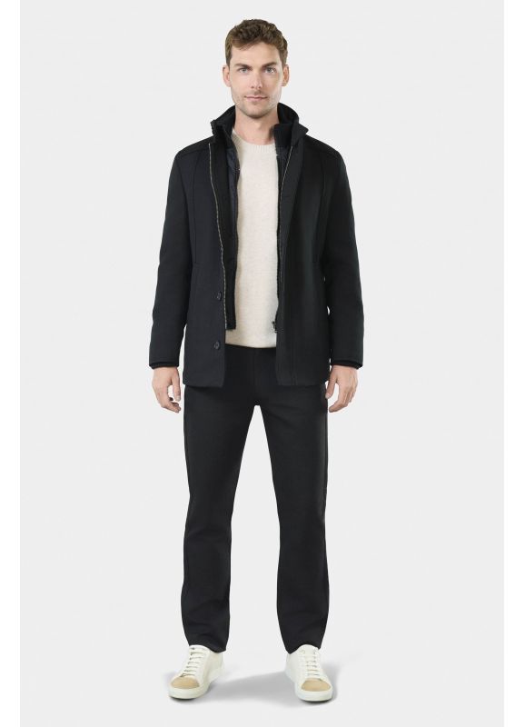 Manteau col officier Brush