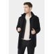Zip coat with stand-up collar Barka