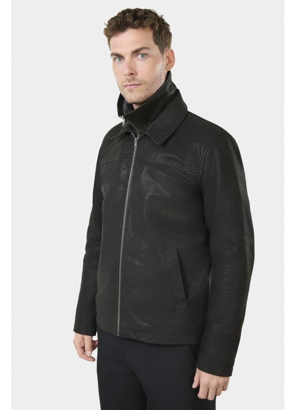 Blouson en cuir nubuck Poler
