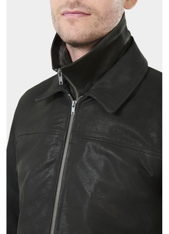 Blouson en cuir nubuck Poler