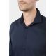 Chemise en popeline stretch semi-italien Coupe confortable