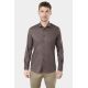 Chemise en popeline stretch semi-italien Coupe confortable