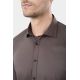 Chemise en popeline stretch semi-italien Coupe confortable