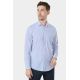 Chemise imprimée rayures en matière stretch infroissable Slim fit ligne Activewear