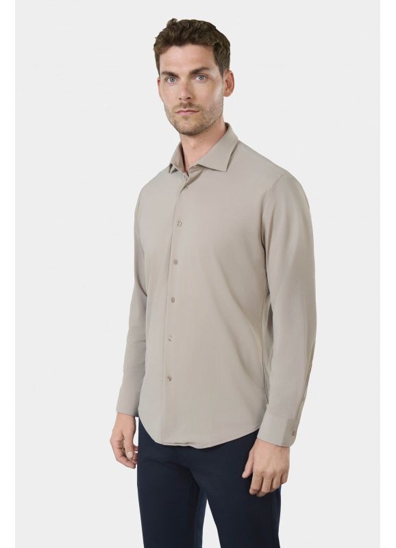 Chemise en matière stretch infroissable Slim fit ligne Activewear