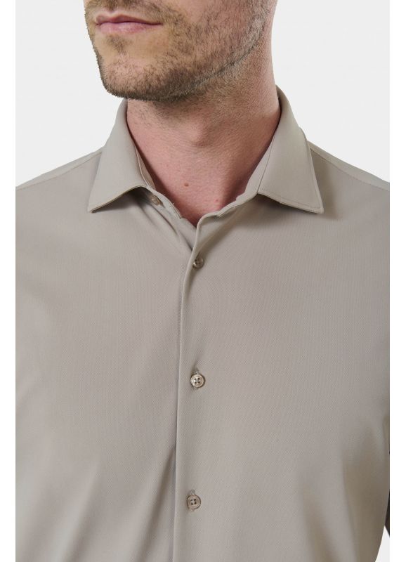 Chemise en matière stretch infroissable Slim fit ligne Activewear