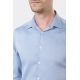 Fancy textured cotton shirt No-iron Straight fit