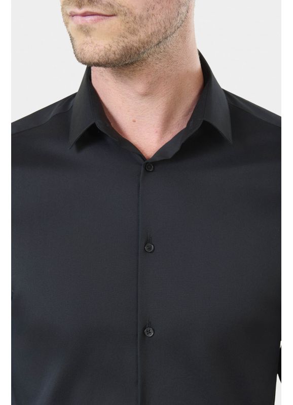 Cotton stretch shirt – Slim fit