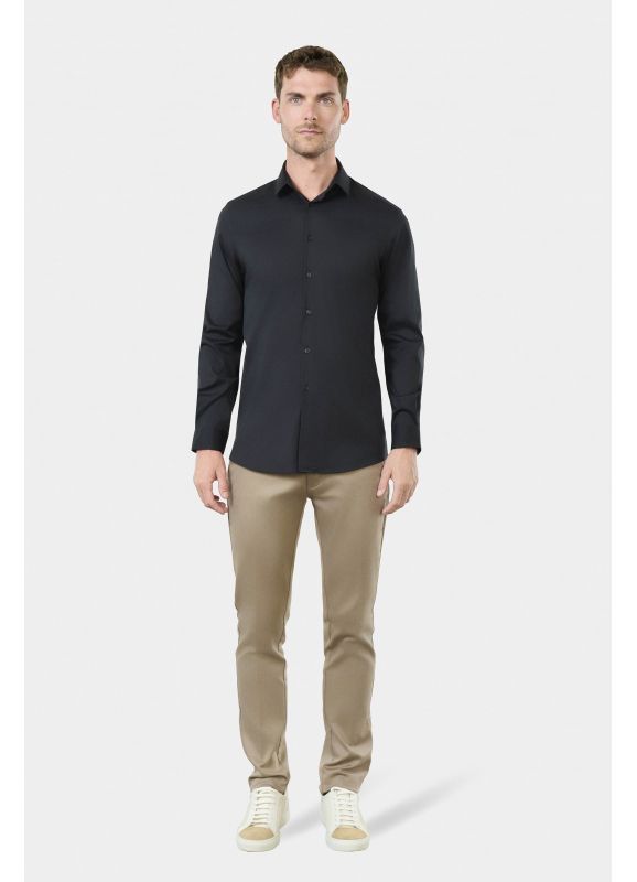 Cotton stretch shirt – Slim fit