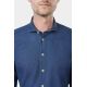 Chemise en chambray semi-italien Coupe confortable