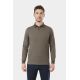 Long-sleeved jacquard polo shirt Batti
