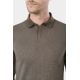 Long-sleeved jacquard polo shirt Batti