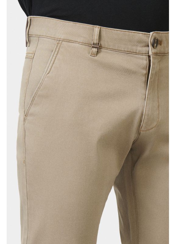 Washed stretch gabardine leisure chinos