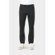 Pantalon cinq poches en tricotine stretch à micro-motif