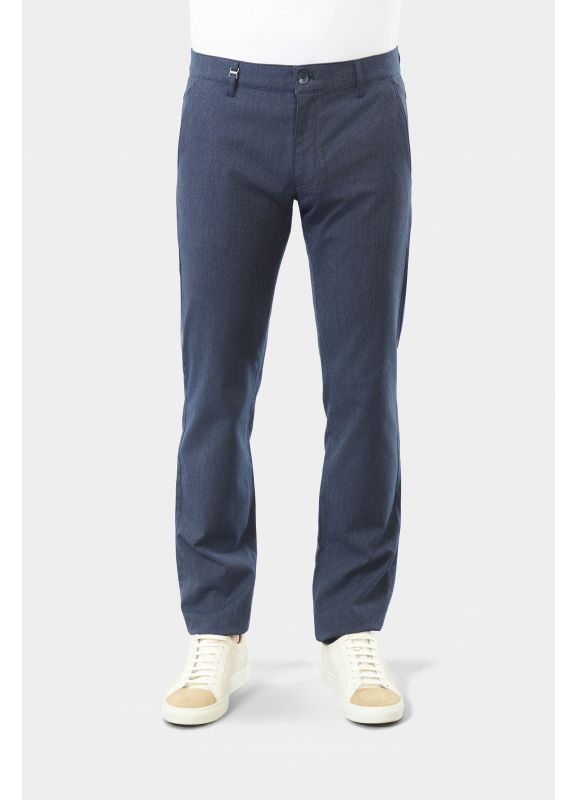 Subtle stripe leisure chinos
