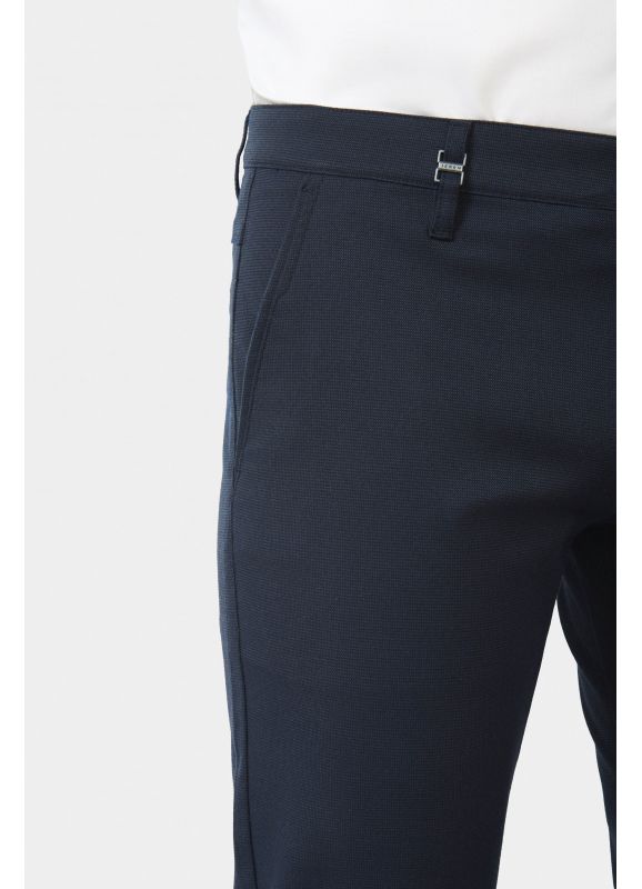Two-tone twill stretch leisure chinos