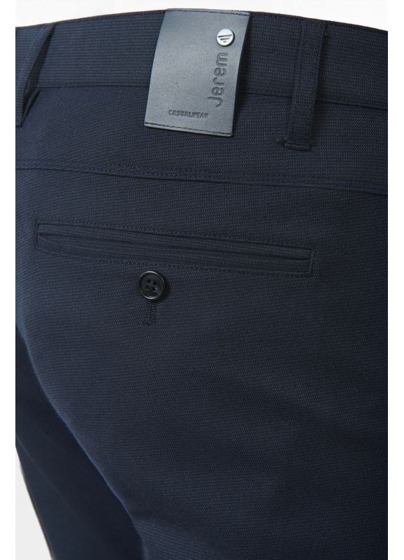 Two-tone twill stretch leisure chinos