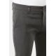 Pantalon décontracté en sergé stretch faux-uni