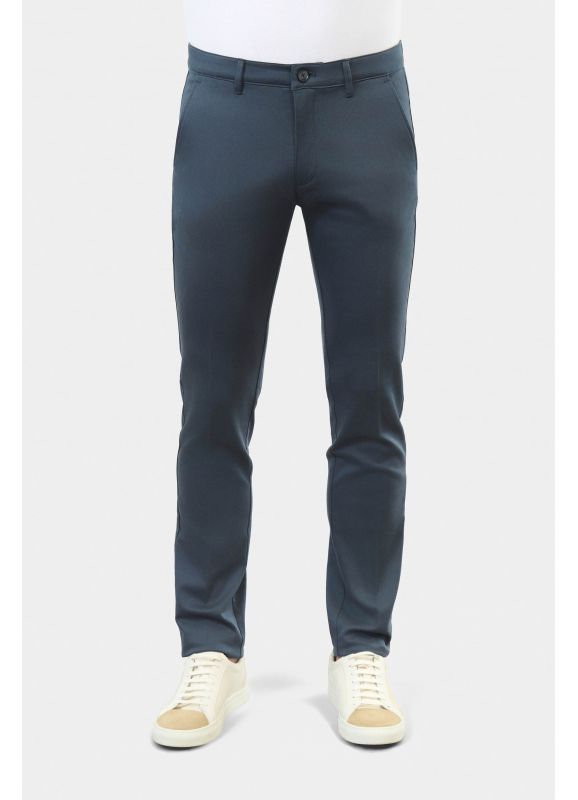 Pantalon de ville en tricotine stretch