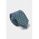 Floral jacquard tie
