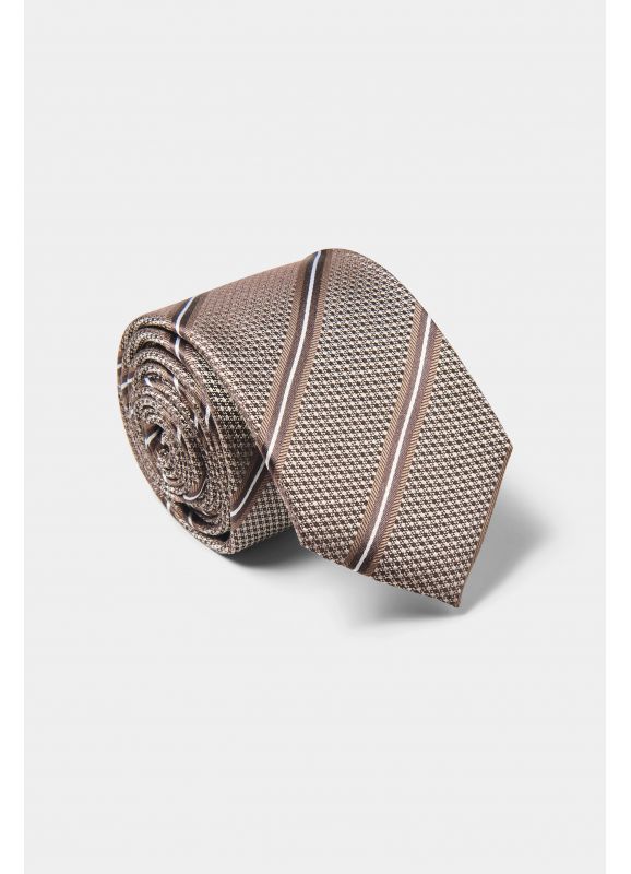 Cravate en jacquard à rayures