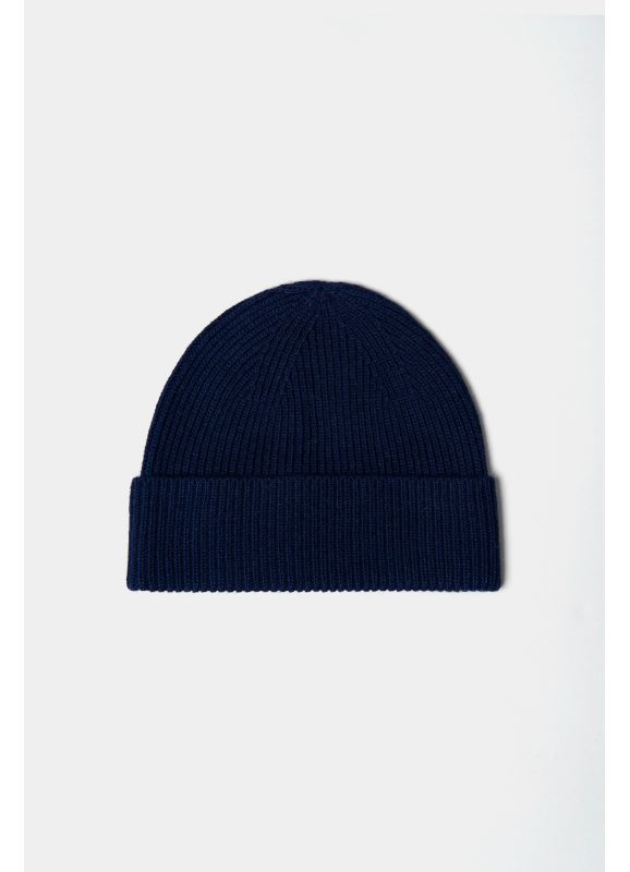 Bonnet en maille côtelée Leber