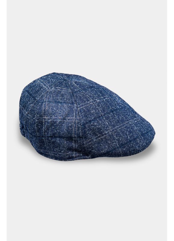 Flannel flat cap