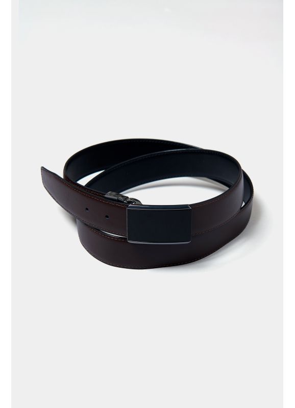 Adjustable Belt in split leather
