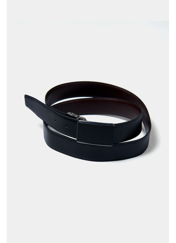 Adjustable Belt in split leather