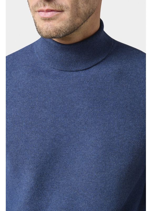 Pull col roulé en coton cachemire Thira