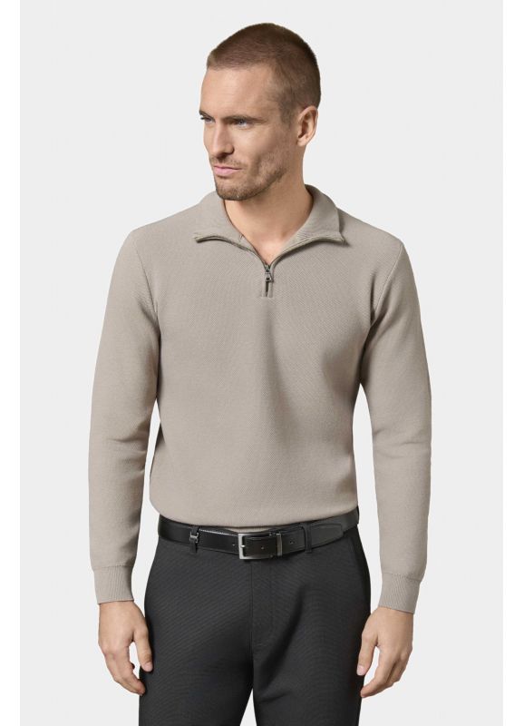 Pull col camionneur en nid d’abeille Zunity