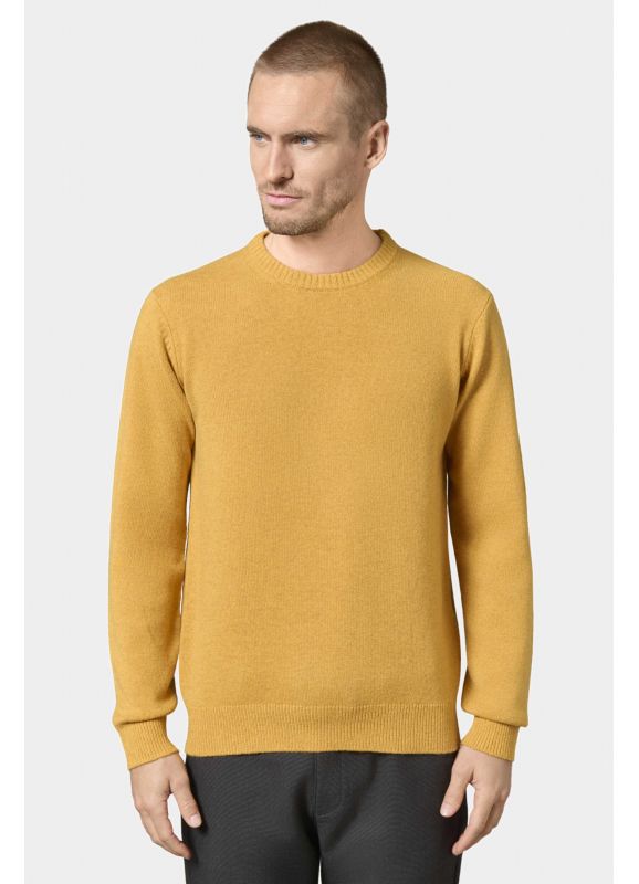 Pull col rond en maille chinée Amada