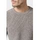 Pull col rond en maille mélangée Marci