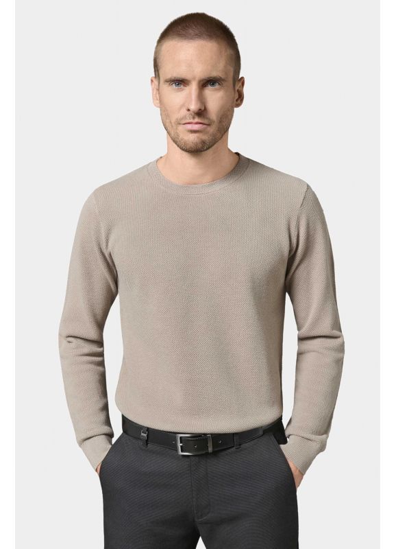 Round neck pull-over