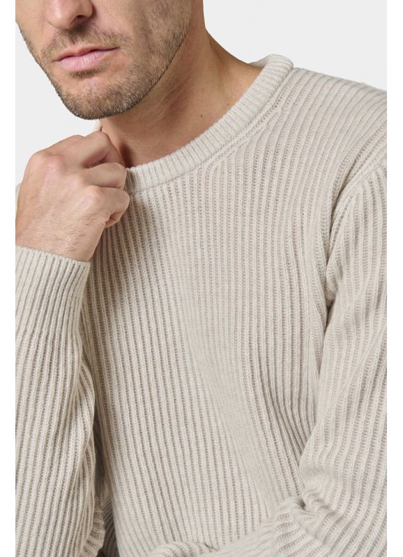 Pull col rond en maille vanisée Valma