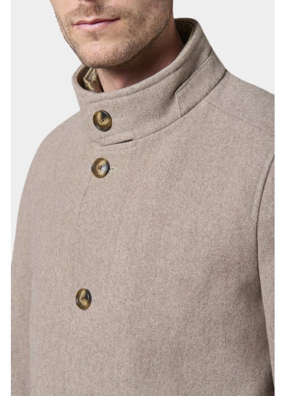 Manteau col officier avec plastron amovible Colaf