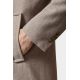 Manteau col officier avec plastron amovible Colaf