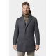 Manteau col tailleur avec plastron amovible à capuche Hodlo