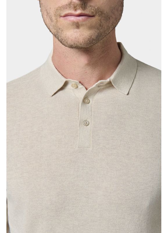 Classic cotton-cashmere polo shirt