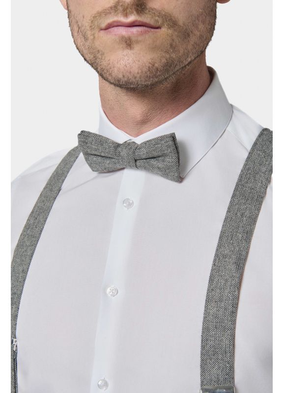 Adjustable flannel bow tie