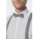 Adjustable flannel bow tie