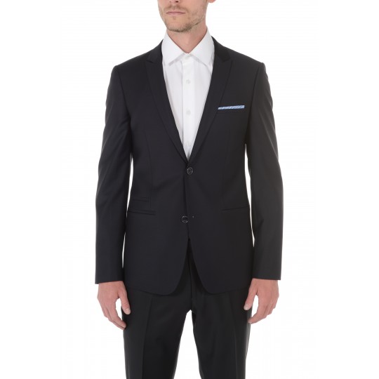 Slim fit jacket in stretch canevas Slim fit jacket in stretch canevas