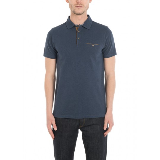 Polo cotton piqué with chest pocket Polo cotton piqué with chest pocket